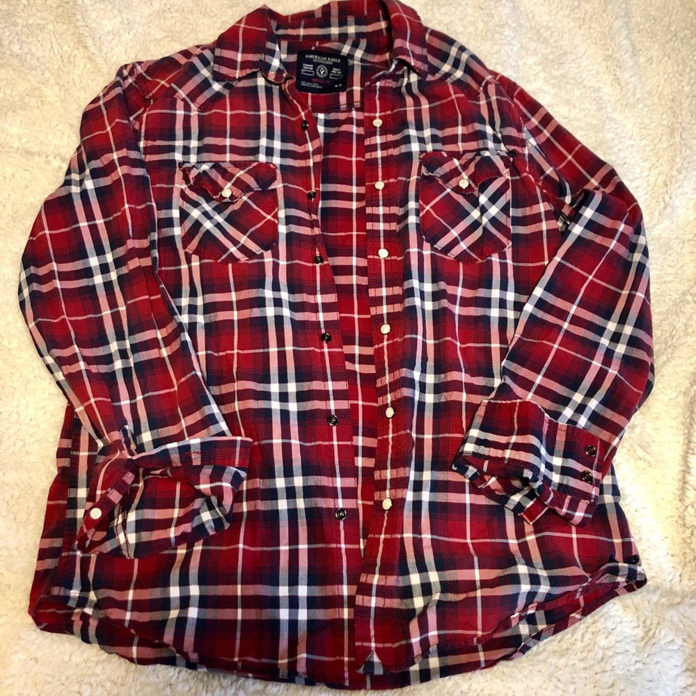Red Plaid button up